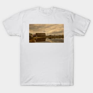 Tollesbury Harbour Boat Shed T-Shirt